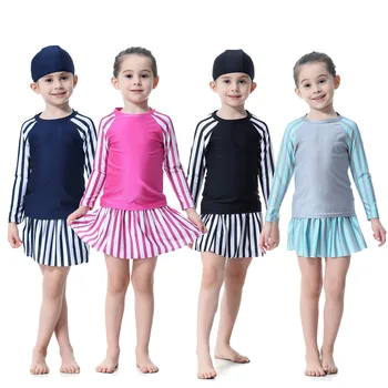 3pcs New Girls Muslim Swimwear Clothing Set Long Sleeves Modest Islamic 4 Color Lovely Kids Swim Suits Beach Wear Bathing Suit
3pcs New Girls Muslim Swimwear Clothing Set Long Sleeves Modest Islamic 4 Color Lovely Kids Swim Suits Beach Wear Bathing Suit