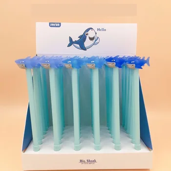 36pcs/lot creative cartoon sea animal shark Gel Pen water ink sign pens office school supplies gift stationery
36pcs/lot creative cartoon sea animal shark Gel Pen water ink sign pens office school supplies gift stationery
