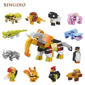 Children educational enlighten building bricks kit assembling blocks animals toy figure set boys duplo elephant zoo set for kid
Children educational enlighten building bricks kit assembling blocks animals toy figure set boys duplo elephant zoo set for kid