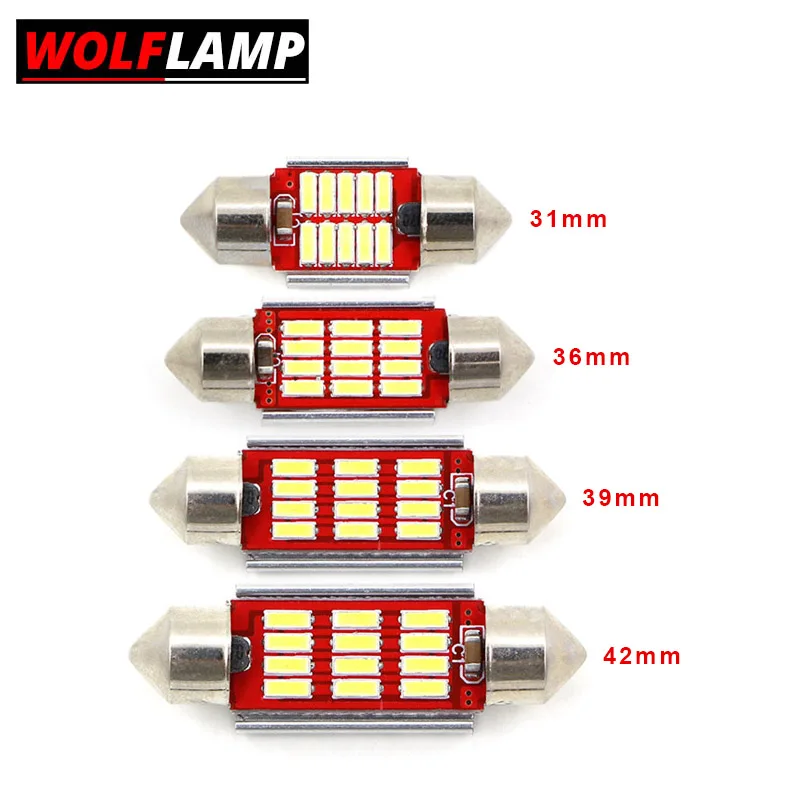 Wolflamp 1pcs No Error Festoon 31mm 36mm 39mm 42mm C5W C10W Canbus Auto LED Interior Car Light Dome Lamp Reading Bulbs White
Wolflamp 1pcs No Error Festoon 31mm 36mm 39mm 42mm C5W C10W Canbus Auto LED Interior Car Light Dome Lamp Reading Bulbs White