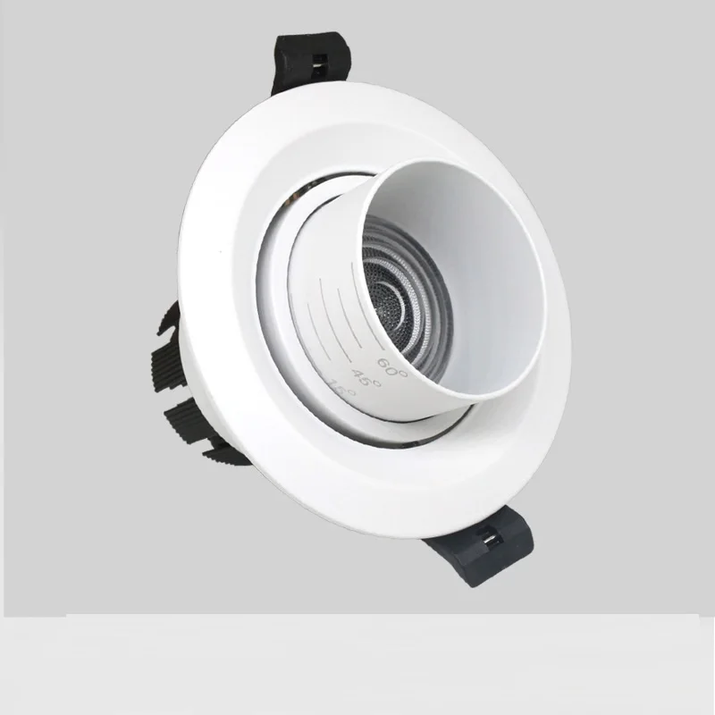 LukLoy Zoom Spotlight LED Ceiling Embedded COB Chip Downlight Art Gallery Adjustable Focus Bulls Stainless Steel Spot Lights
LukLoy Zoom Spotlight LED Ceiling Embedded COB Chip Downlight Art Gallery Adjustable Focus Bulls Stainless Steel Spot Lights