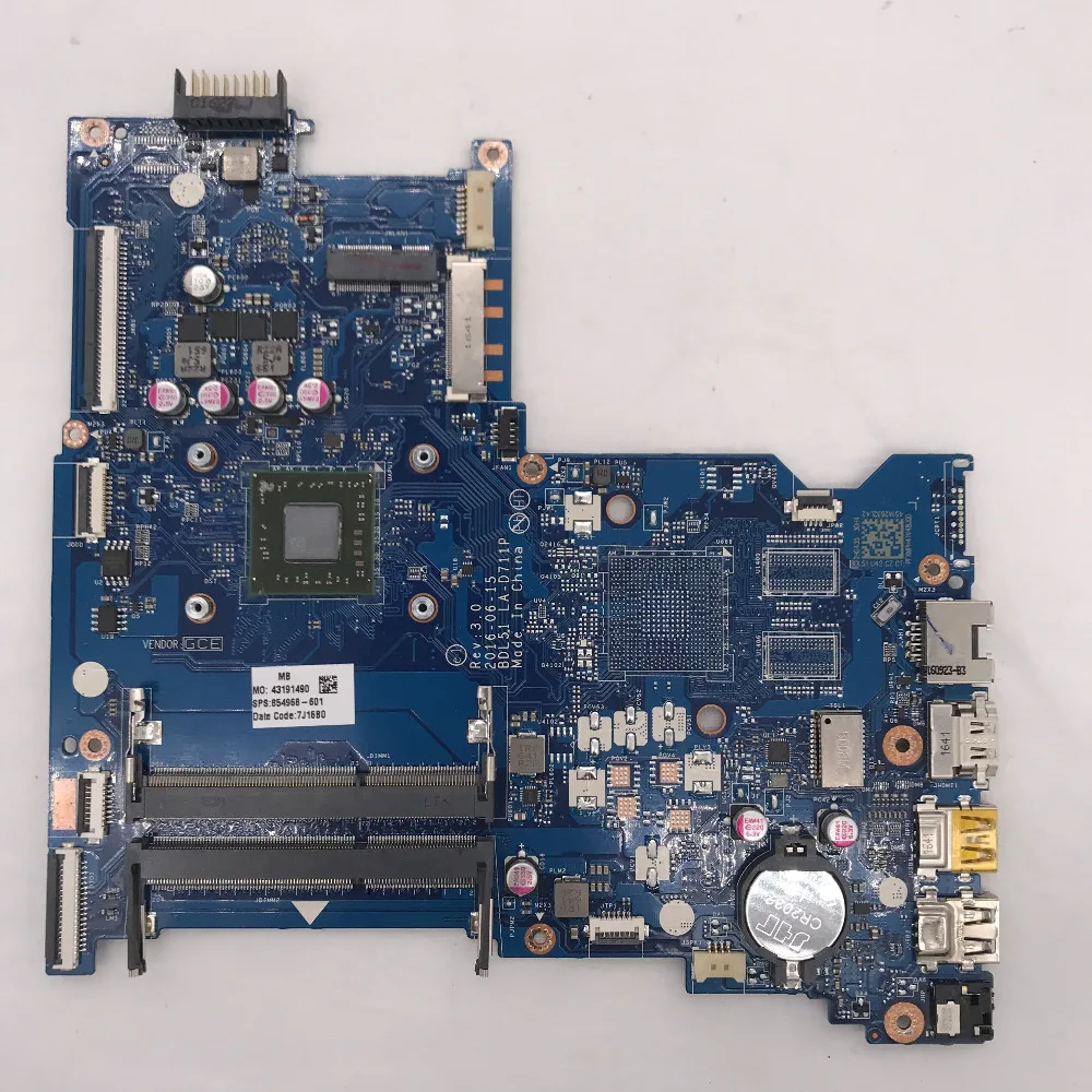 High quality for 15-BA 15-AF BDL51 LA-D711P WE2-7110 854968-001 854968-601 854968-501 Laptop Motherboard 100% Full test work
High quality for 15-BA 15-AF BDL51 LA-D711P WE2-7110 854968-001 854968-601 854968-501 Laptop Motherboard 100% Full test work