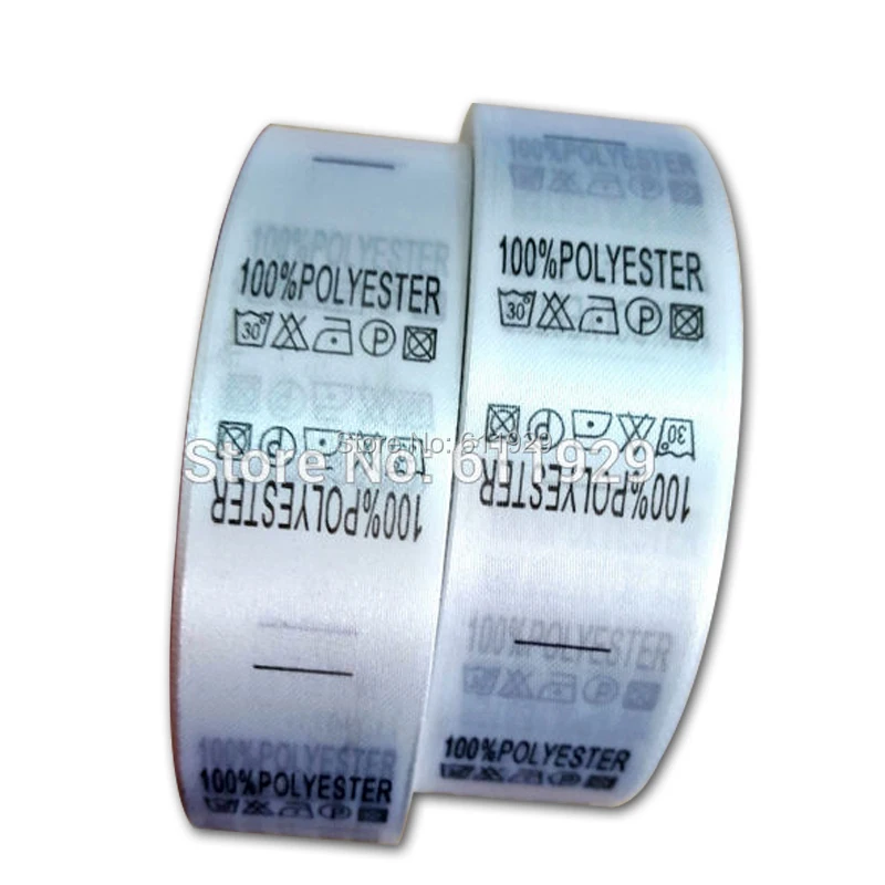 Free shipping 1000 pcs/lot STOCK 100% POLYESTER care labels/customized clothing care labels/washable labels/garment printed tags
Free shipping 1000 pcs/lot STOCK 100% POLYESTER care labels/customized clothing care labels/washable labels/garment printed tags