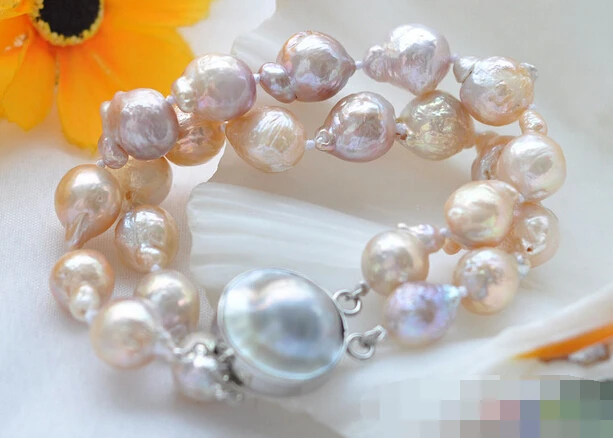 FREE SHIPPING>>>@@ > 12707 2row pink almost round Edison PEARL bracelet mabe pearl
FREE SHIPPING>>>@@ > 12707 2row pink almost round Edison PEARL bracelet mabe pearl