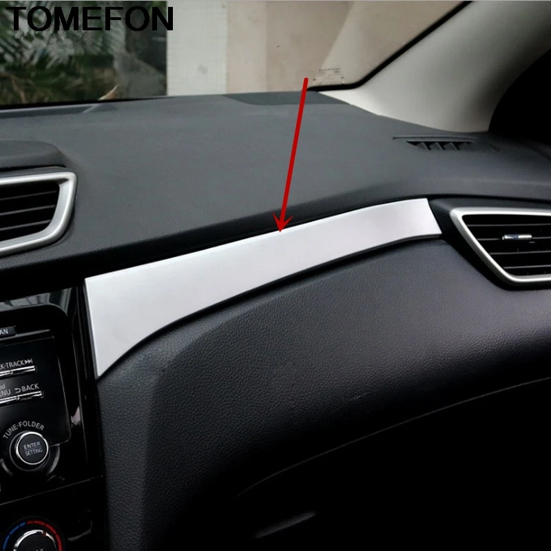 TOMEFON для Nissan Qashqai J11 2016 2017 2018 LHD центральная консоль перчаточный ящик украшение