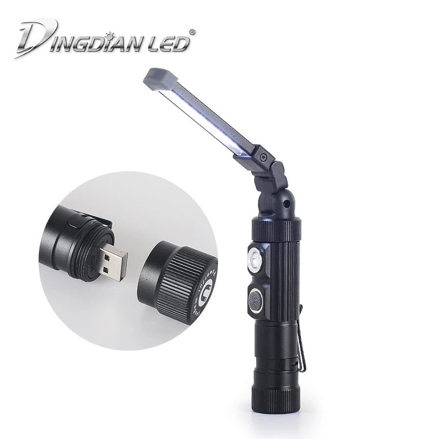COB Multi-function Worklight 5 Level 400LM Outdoor 5W Flashlight USB Rechargeable 18650 Battery Outdoor Camping Torch Flashlight
COB Multi-function Worklight 5 Level 400LM Outdoor 5W Flashlight USB Rechargeable 18650 Battery Outdoor Camping Torch Flashlight