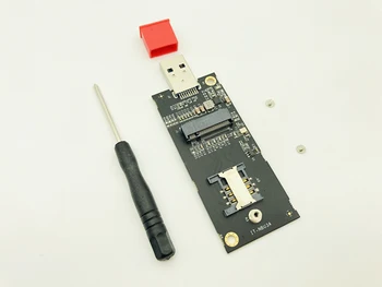 Network Cards USB Ethernet USIM Adapter NGFF M.2 Key B to USB 3.0 Card for Desktop PC with SIM 6pin Slot for WWAN/LTE Module NEW
Network Cards USB Ethernet USIM Adapter NGFF M.2 Key B to USB 3.0 Card for Desktop PC with SIM 6pin Slot for WWAN/LTE Module NEW