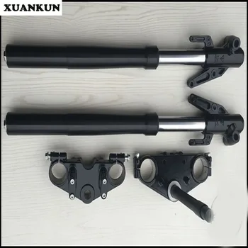 XUANKUN Cafe Racer Inverted Shock Absorber Inverted Forks Assembly Directional Columns on Boards Under Board Forks
XUANKUN Cafe Racer Inverted Shock Absorber Inverted Forks Assembly Directional Columns on Boards Under Board Forks