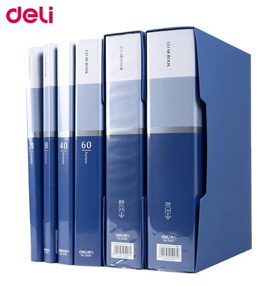 Deli A4 presentation folder insert transparent bag 20/30/40/60/80/100 sheets inside membrane document folder file folder/holder
Deli A4 presentation folder insert transparent bag 20/30/40/60/80/100 sheets inside membrane document folder file folder/holder