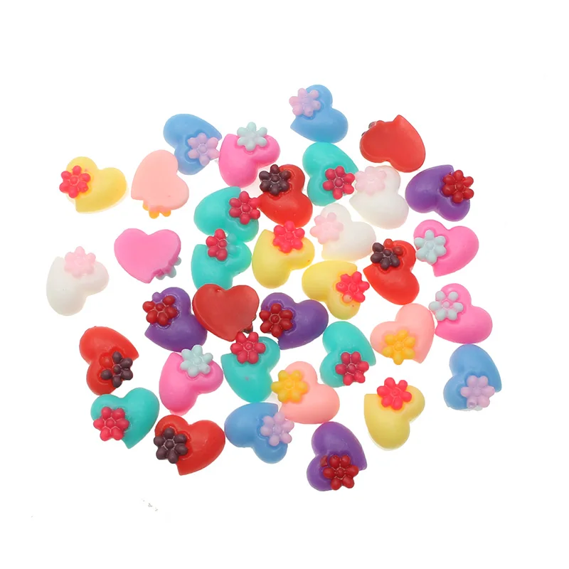 100pcs Mixed Heart With Flowers Resin Decoration Crafts Flatback Cabochon Embellishments For Scrapbooking Beads Diy Accessories
100pcs Mixed Heart With Flowers Resin Decoration Crafts Flatback Cabochon Embellishments For Scrapbooking Beads Diy Accessories