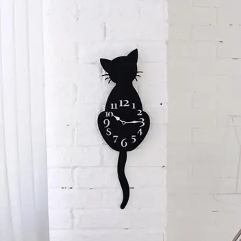 Acrylic Creative Cartoon Cute Cat Wall Clock Home Decor Watch Way Tail Move Silence Home Office Decor Pendulum Clock Clok Z047
Acrylic Creative Cartoon Cute Cat Wall Clock Home Decor Watch Way Tail Move Silence Home Office Decor Pendulum Clock Clok Z047