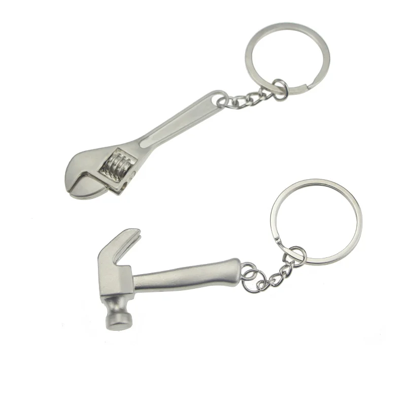UANME 2 Pcs Funny Mini Metal Hammer And Wrench Adjustable Tool Car Keyring Creative Metal Keychain Personality
UANME 2 Pcs Funny Mini Metal Hammer And Wrench Adjustable Tool Car Keyring Creative Metal Keychain Personality