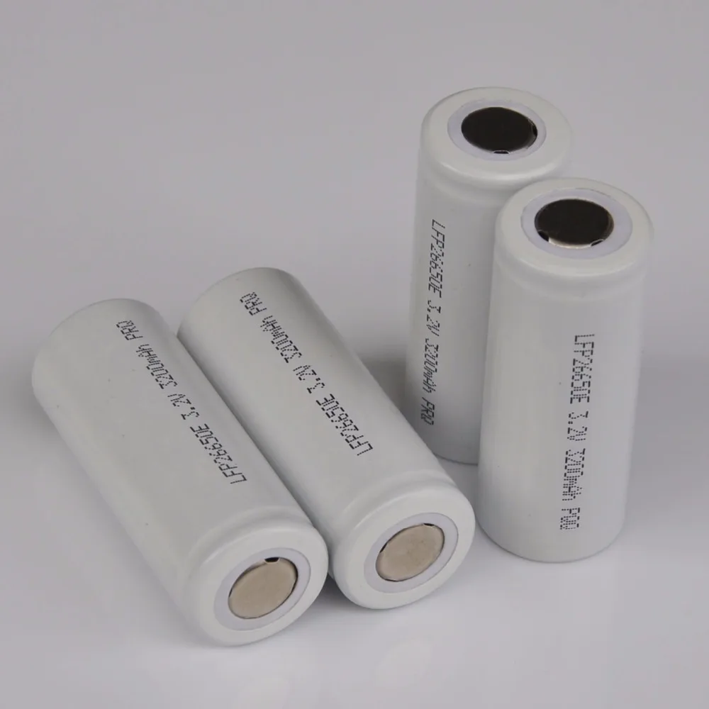 10PCS 3.2V LiFePo4 Rechargeable 26650 battery cell 3200mah 5C high rate discharge for 12v solar light battery pack
10PCS 3.2V LiFePo4 Rechargeable 26650 battery cell 3200mah 5C high rate discharge for 12v solar light battery pack