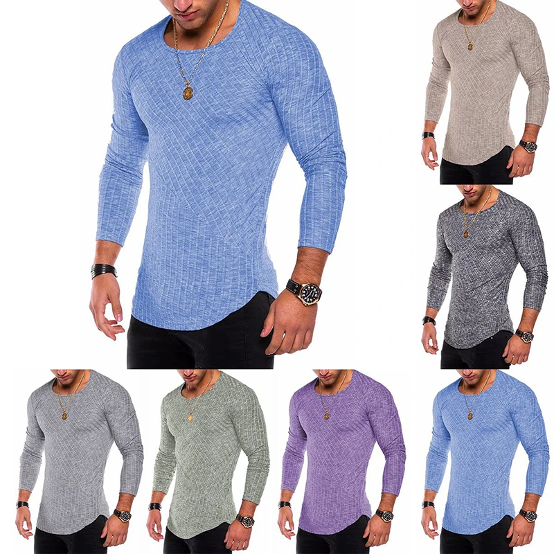 2019 spring autumn sweater solid color full sleeved O-neck sweater casual sports Slim stitching line fashion men's clothing
2019 spring autumn sweater solid color full sleeved O-neck sweater casual sports Slim stitching line fashion men's clothing
