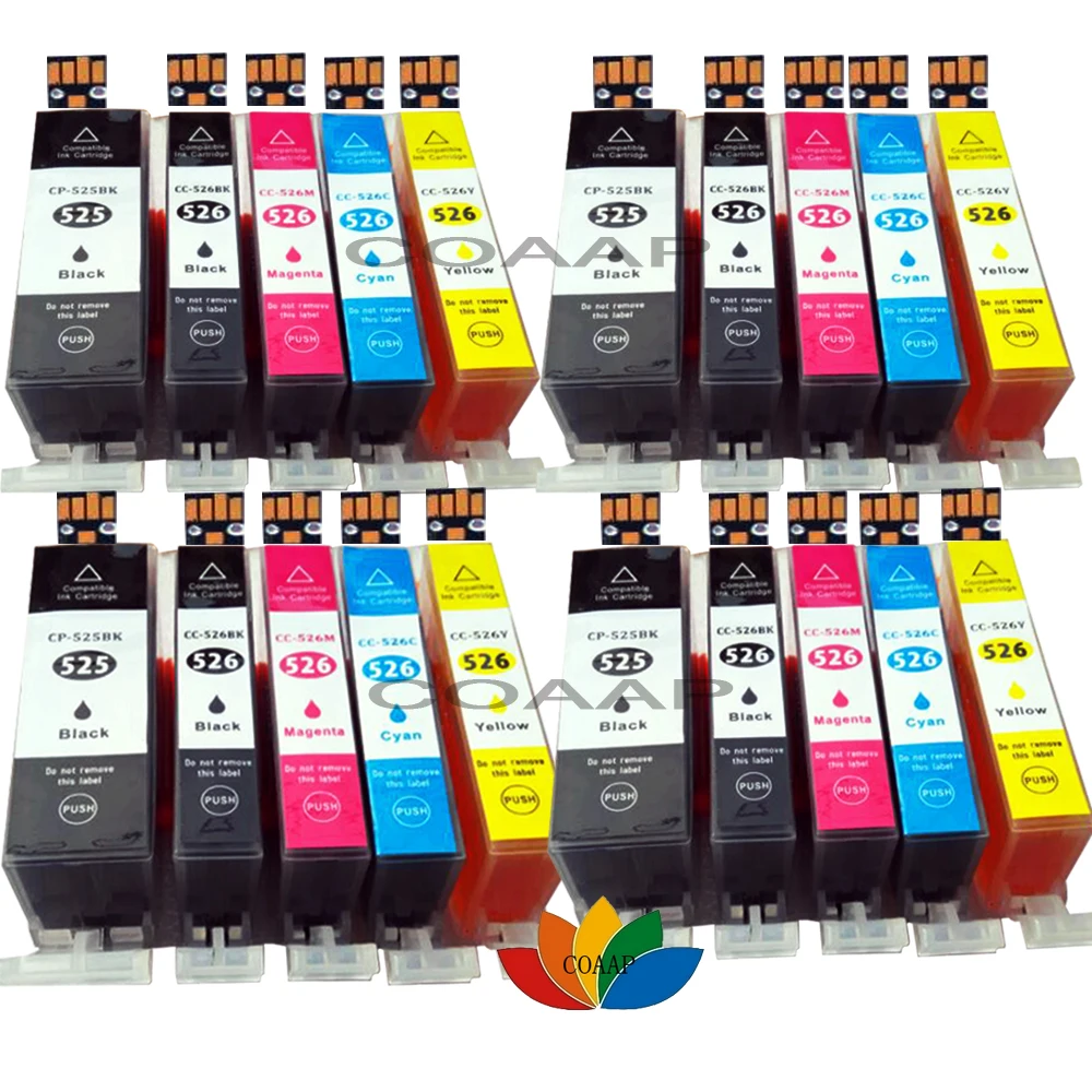 20 for Compatible PGI525 CLI526 Canon Pixma IP4850 IP4950 MG5150 MG5250 MG5350 MG8150 MX885 ink cartridge
20 for Compatible PGI525 CLI526 Canon Pixma IP4850 IP4950 MG5150 MG5250 MG5350 MG8150 MX885 ink cartridge