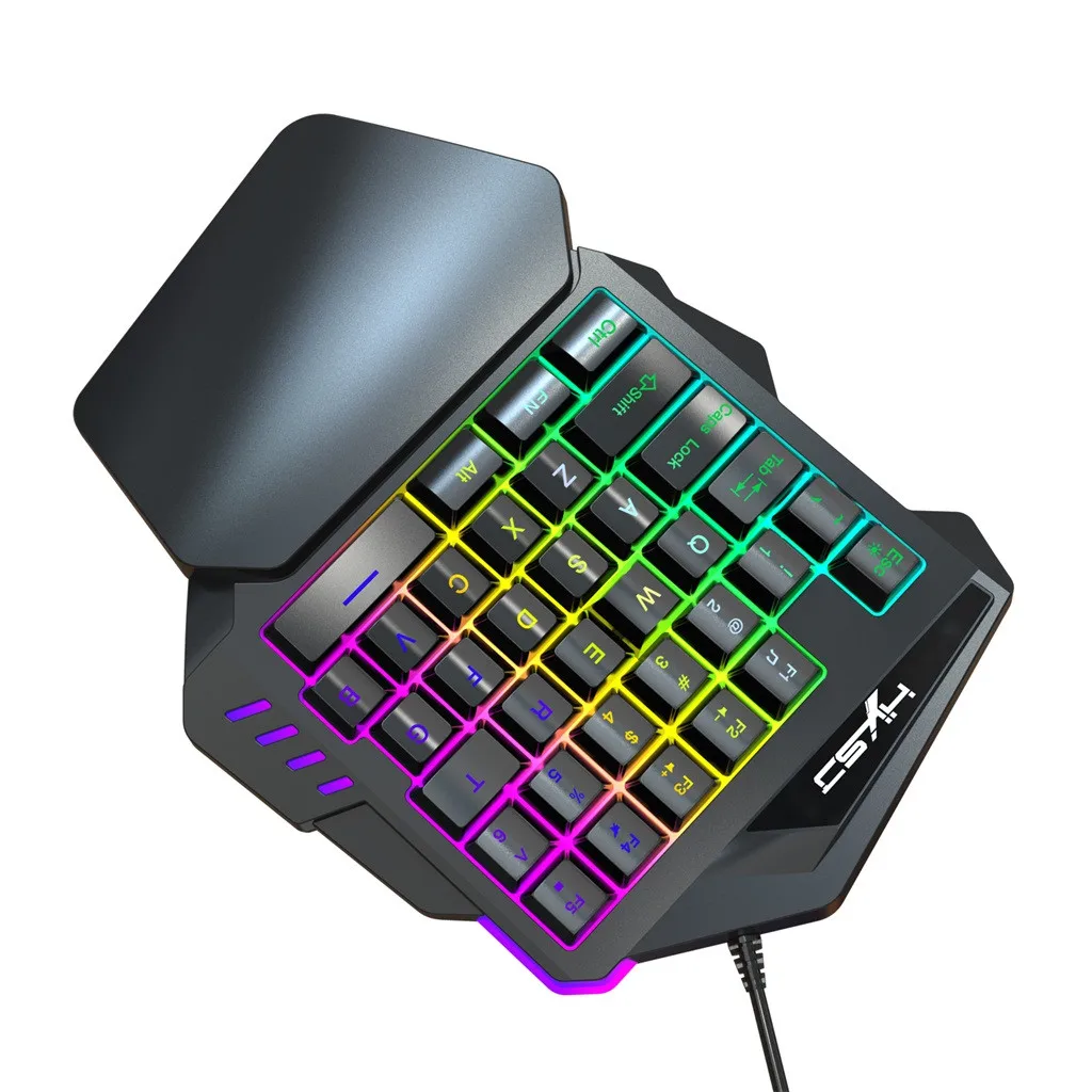 VOBERRY V100 Mini FN + ESC Button LED Backlight single-handed 35 Key Mechanical Keyboard Game Mechanical Keyboard
VOBERRY V100 Mini FN + ESC Button LED Backlight single-handed 35 Key Mechanical Keyboard Game Mechanical Keyboard