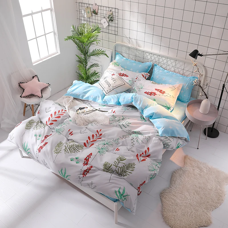 Modern Style Leaf Pattern Bedding Set 3/4pcs Family Set Include Bed Sheet Duvet Cover Pillowcase Decoration Bedspread King Size
Modern Style Leaf Pattern Bedding Set 3/4pcs Family Set Include Bed Sheet Duvet Cover Pillowcase Decoration Bedspread King Size