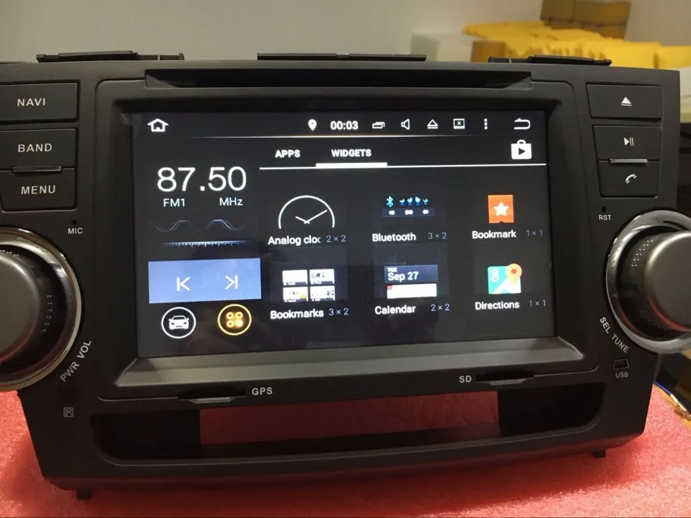Android 8.0 System 8 Core 4+ 32GB Car GPS Navigation Autoradio stereo DVD Player Head unit For Toyota Highlander 2007-2013
Android 8.0 System 8 Core 4+ 32GB Car GPS Navigation Autoradio stereo DVD Player Head unit For Toyota Highlander 2007-2013