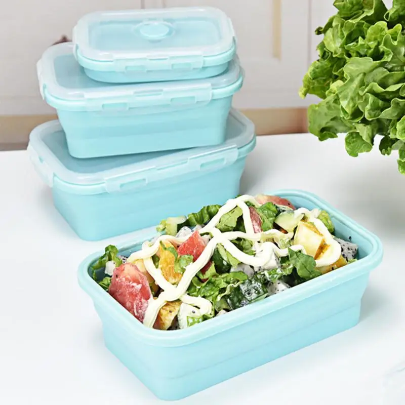 4 Sizes for Choice Blue Pink Eco-Silicone Food Container Collapsible Picnic Lunchbox Food Case Food Storage Bento Box
4 Sizes for Choice Blue Pink Eco-Silicone Food Container Collapsible Picnic Lunchbox Food Case Food Storage Bento Box