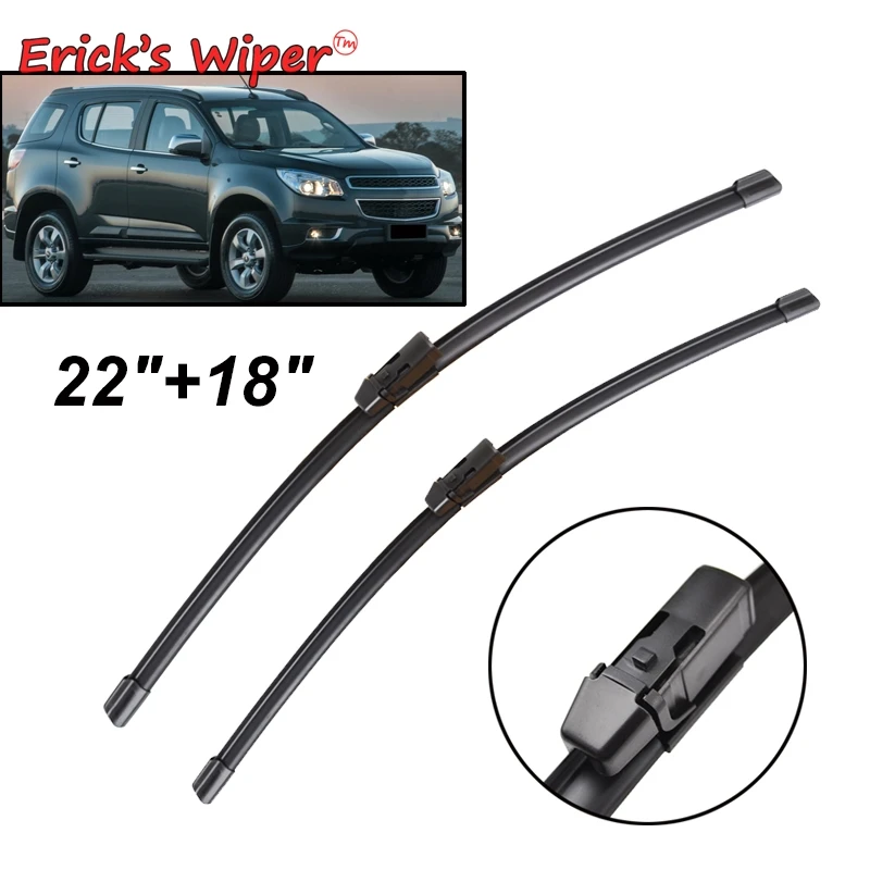 Erick's Wiper LHD & RHD Front Wiper Blades For Chevrolet TrailBlazer MK2 S-10 2012 2013 2014 2015 2016 2017 22''+18''
Erick's Wiper LHD & RHD Front Wiper Blades For Chevrolet TrailBlazer MK2 S-10 2012 2013 2014 2015 2016 2017 22''+18''