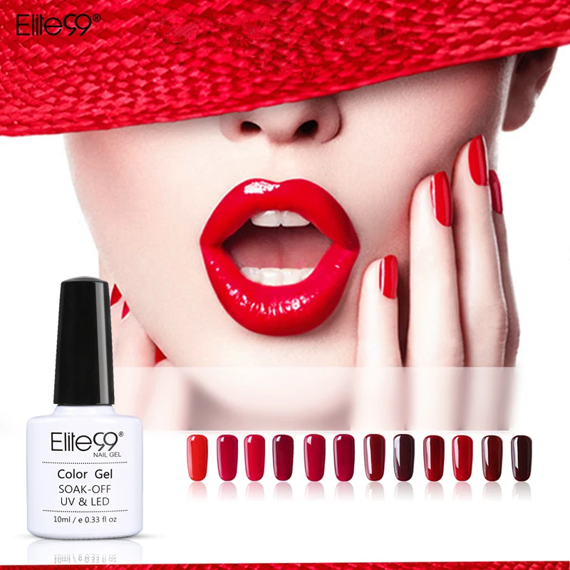 Elite99 10ml Long Lasting Wine Red Series Nail Gel Polish Soak Off Gel Polish Need UV Lamp Nail Polish Gel Varnish
Elite99 10ml Long Lasting Wine Red Series Nail Gel Polish Soak Off Gel Polish Need UV Lamp Nail Polish Gel Varnish