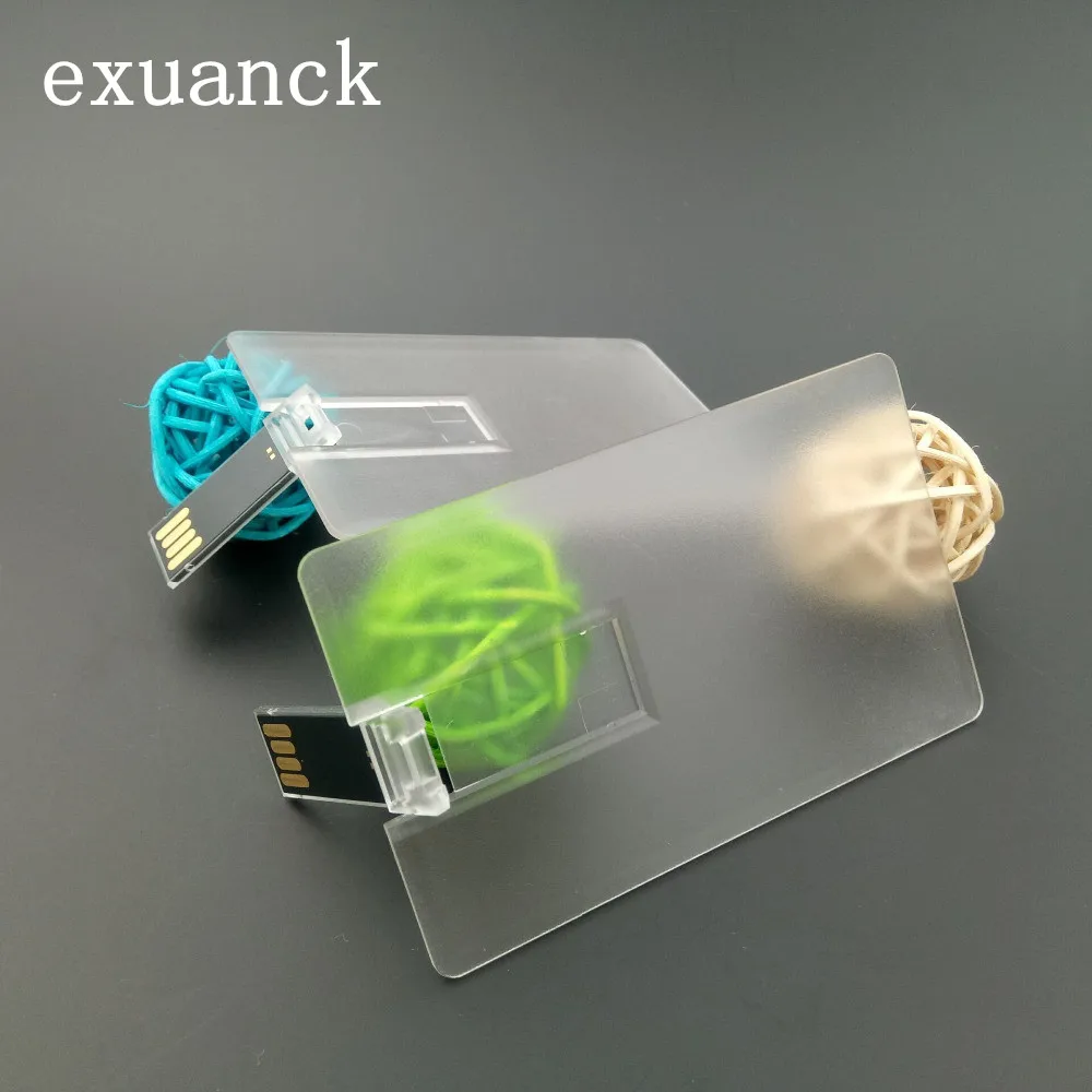 exuanck transparent card 1 side print logo usb 2.0 sticks custom logo 4-32GB usb flash pen drive disk (over 10pcs free logo ) 
exuanck transparent card 1 side print logo usb 2.0 sticks custom logo 4-32GB usb flash pen drive disk (over 10pcs free logo )