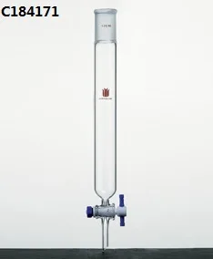 C184171,Chromatography Column, Column O.D.:17mm, Column I.D.:13.4, Effective Length inch:203mm, Joint:24/40, Stopcock Bore:2mm
C184171,Chromatography Column, Column O.D.:17mm, Column I.D.:13.4, Effective Length inch:203mm, Joint:24/40, Stopcock Bore:2mm