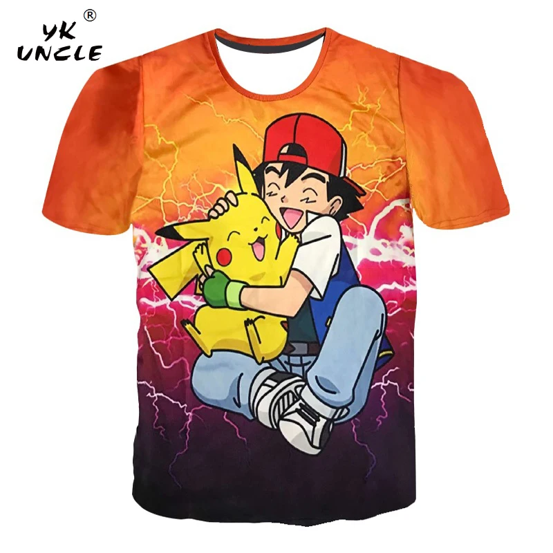 YK UNCLE Brand Go! Men T-shirt Fashion Pikachu Tops Pikachu In Ash Ketchum 3D Printed T shirts Short Sleeve Hipster Comics Tee
YK UNCLE Brand Go! Men T-shirt Fashion Pikachu Tops Pikachu In Ash Ketchum 3D Printed T shirts Short Sleeve Hipster Comics Tee