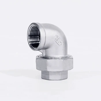 1/2" 3/4" 1" 1-1/4" 1-1/2" BSP Female Thread 304 Stainless Steel 90 Degree Elbow Union Pipe Fitting Connector Adapter
1/2" 3/4" 1" 1-1/4" 1-1/2" BSP Female Thread 304 Stainless Steel 90 Degree Elbow Union Pipe Fitting Connector Adapter