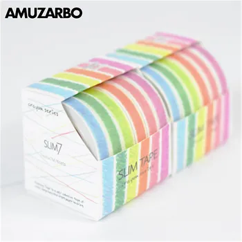6Pcs/Box crayon series slim tape 7mm*7m Paper washi tapes Decoration masking tapes sticker scrapbook album diary Stationery
6Pcs/Box crayon series slim tape 7mm*7m Paper washi tapes Decoration masking tapes sticker scrapbook album diary Stationery