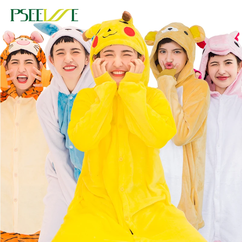 PSEEWE New Autumn winter Flannel Unicorn Pajama Sets Cartoon Sleepwear For Men Women Pajama Animal Stitch Panda Bear Pajama
PSEEWE New Autumn winter Flannel Unicorn Pajama Sets Cartoon Sleepwear For Men Women Pajama Animal Stitch Panda Bear Pajama