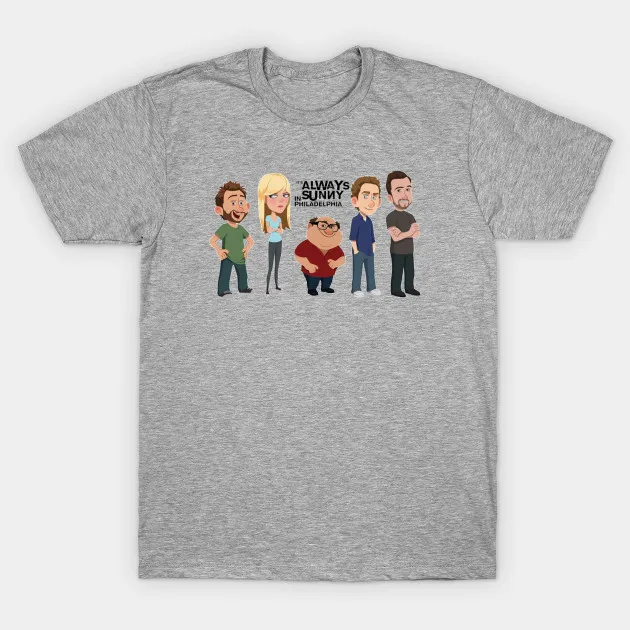 Its always sunny in philadelphia print casual mens o-neck t shirts fashion men T-shirt short sleeve men tshirt cmt
Its always sunny in philadelphia print casual mens o-neck t shirts fashion men T-shirt short sleeve men tshirt cmt