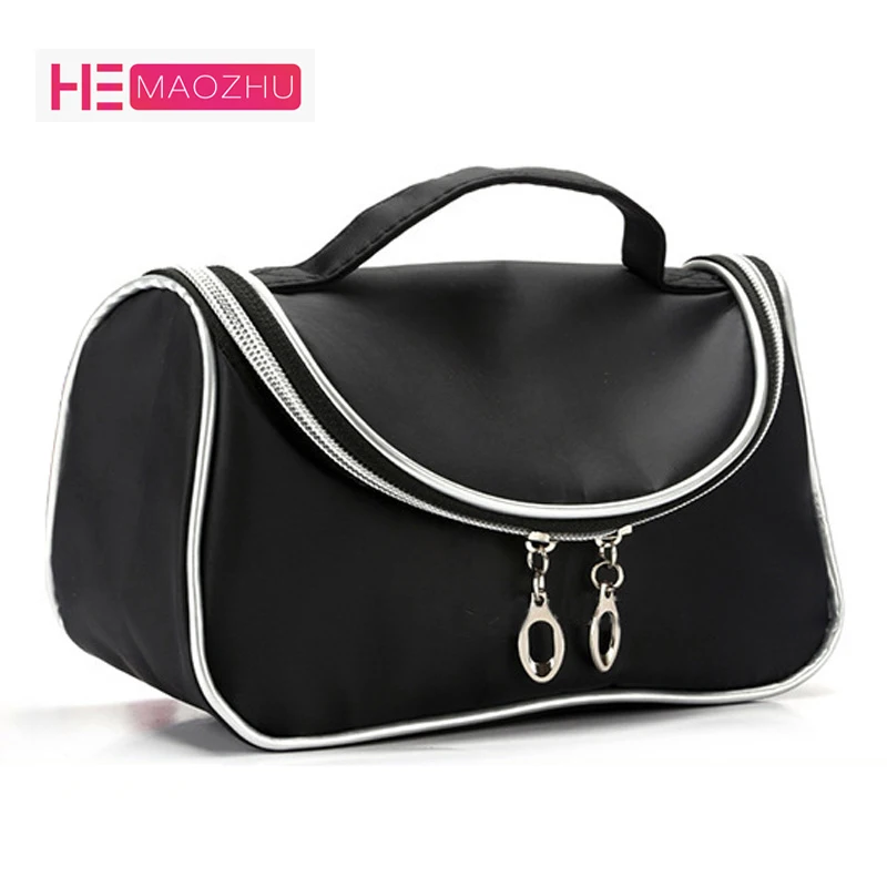 2018 Casual Black Large-capacity Handbag Cosmetic Bag Outing Travel Dumplings Nylon Bending Bag Washing Storage Cosmetic Bag
2018 Casual Black Large-capacity Handbag Cosmetic Bag Outing Travel Dumplings Nylon Bending Bag Washing Storage Cosmetic Bag