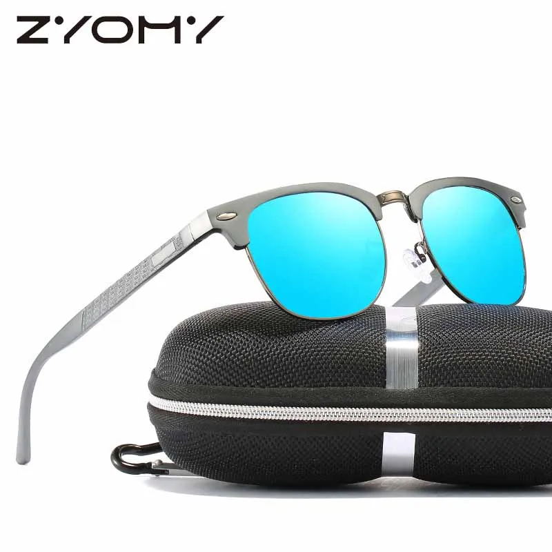 Мужские солнцезащитные очки Q Zyomy, модные солнцезащитные очки с зеркальной поверхностью, классические очки для вождения
Мужские солнцезащитные очки Q Zyomy, модные солнцезащитные очки с зеркальной поверхностью, классические очки для вождения