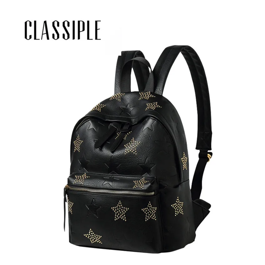 2019 New Women Backpacks Pu Leather Star Rivets Casual Travel Female Backpack For Teenager School Bag High Capacity Backpacks
2019 New Women Backpacks Pu Leather Star Rivets Casual Travel Female Backpack For Teenager School Bag High Capacity Backpacks
