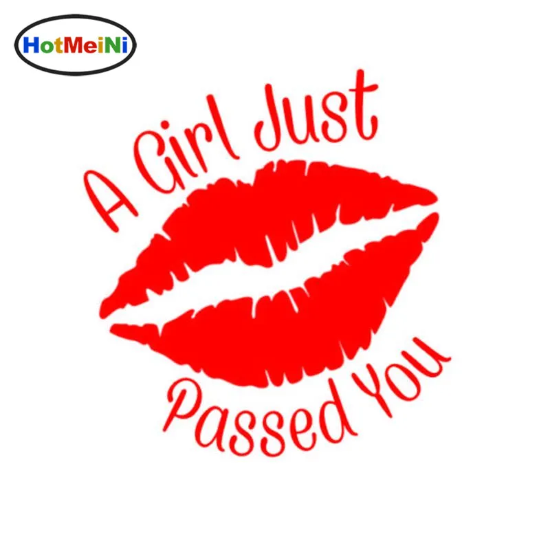 HotMeiNi Car Styling Decal Sticker Lady's Girl Women Mouths Funny Stickers Accessories 10.9CM*11.4CM | Автомобили и мотоциклы