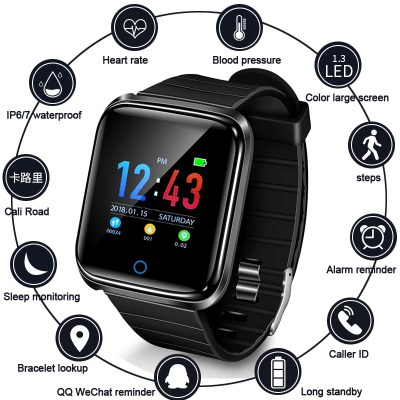 D28 Smart Bracelet Heart Rate Monitor Blood Pressure men watch Sport Activity Fitness Tracker Smart Wristband for iOS Android
D28 Smart Bracelet Heart Rate Monitor Blood Pressure men watch Sport Activity Fitness Tracker Smart Wristband for iOS Android