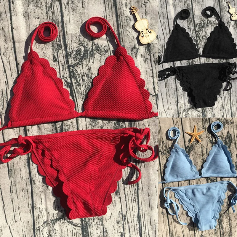 2019 Sexy Red Bikini Set Beachwears Split Swimsuit Female Bandage Thong Swimwear Brazilian Biquinis Women Strap Swimwears
2019 Sexy Red Bikini Set Beachwears Split Swimsuit Female Bandage Thong Swimwear Brazilian Biquinis Women Strap Swimwears