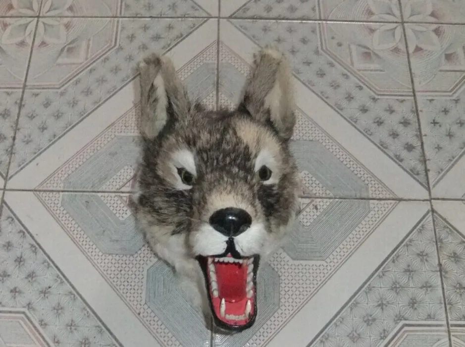 creative Simulation wolf head toy polyethylene&furs wolf head model gift about 32x22CM y0353
creative Simulation wolf head toy polyethylene&furs wolf head model gift about 32x22CM y0353
