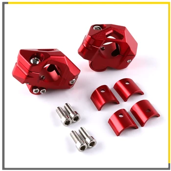 Motorcycle Handle Bar Clamps Raised Handlebar Risers For 22MM 28MM Universal motorbike Modification accessories Fat Bar Dirt 
Motorcycle Handle Bar Clamps Raised Handlebar Risers For 22MM 28MM Universal motorbike Modification accessories Fat Bar Dirt