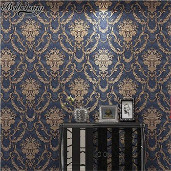 beibehang European 3d non-woven wallpaper AB version of the relief Damascus striped wallpaper bedroom living room TV wall paper
beibehang European 3d non-woven wallpaper AB version of the relief Damascus striped wallpaper bedroom living room TV wall paper