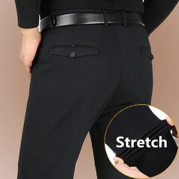 ICPANS Black Suit Pants For Men Stretch Business Men Suit Pants Classic Straight Wedding Dress Pants Summer Mens Trouser Office
ICPANS Black Suit Pants For Men Stretch Business Men Suit Pants Classic Straight Wedding Dress Pants Summer Mens Trouser Office