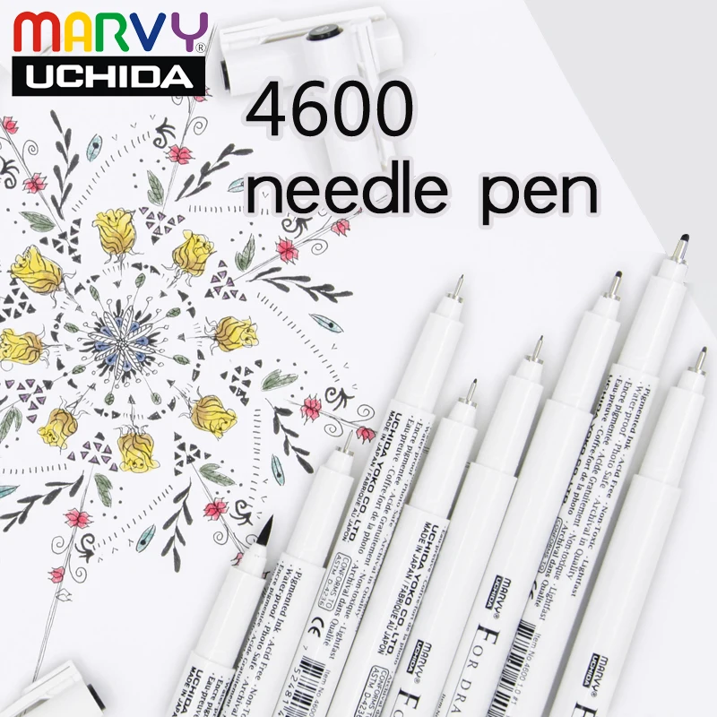 MARVY Pigma Micron Liner Drawing Marker Pens Fine Tip 0.03/0.05/0.1/0.2/0.3/0.4/0.5/0.6/0.7/0.8/1.0mm/Brush Painting Needle pen
MARVY Pigma Micron Liner Drawing Marker Pens Fine Tip 0.03/0.05/0.1/0.2/0.3/0.4/0.5/0.6/0.7/0.8/1.0mm/Brush Painting Needle pen