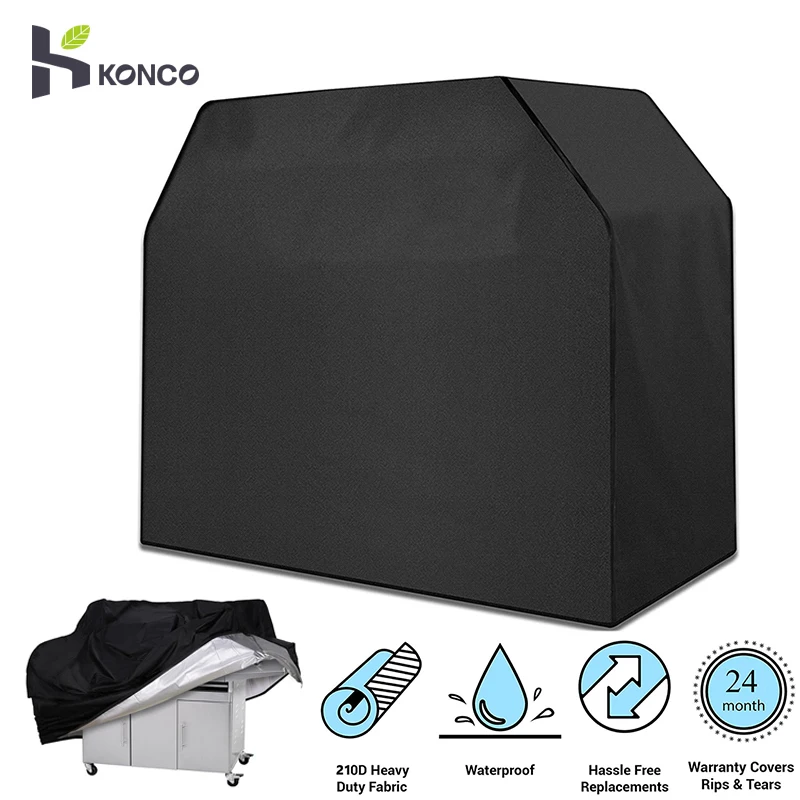KONCO Waterproof Dustproof BBQ Cover BBQ Grill Cover Anti Dust Rain Gas Charcoal Electric Barbecue Grill Accessories
KONCO Waterproof Dustproof BBQ Cover BBQ Grill Cover Anti Dust Rain Gas Charcoal Electric Barbecue Grill Accessories
