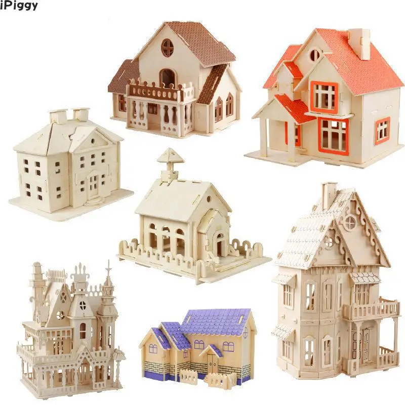 iPiggy 3D Puzzles Wooden House Class 6 Puzzle Toys Children Logico Teaching AIDS Wood Scale Models One Piece
iPiggy 3D Puzzles Wooden House Class 6 Puzzle Toys Children Logico Teaching AIDS Wood Scale Models One Piece
