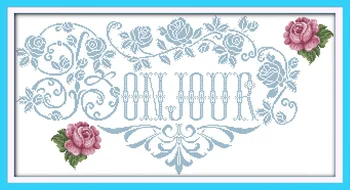 Rose Embroidery Floss DMC Cotton Cross Stitch In 11CT 14CT DIY Needlework Counted Cross Stitch Kits for Embroidery Cross Crafts
Rose Embroidery Floss DMC Cotton Cross Stitch In 11CT 14CT DIY Needlework Counted Cross Stitch Kits for Embroidery Cross Crafts