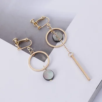 Asymmetry clip on earrings non pierced earrings earings fashion jewelry for women
Asymmetry clip on earrings non pierced earrings earings fashion jewelry for women