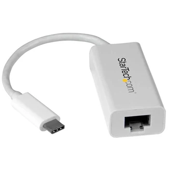 StarTech.com USB-C to Gigabit Network Adapter - White, Wired, USB Type-C, Ethernet, 5000 Mbit/s, White
StarTech.com USB-C to Gigabit Network Adapter - White, Wired, USB Type-C, Ethernet, 5000 Mbit/s, White