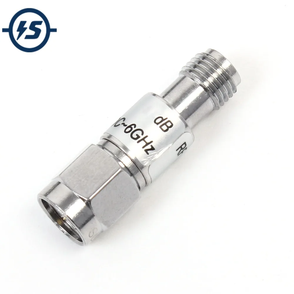SMA Fixed Attenuator 1dB-40dB DC-6 GHz 2W Coaxial Fixed Frequency 6GHz SMA Fixed Connectors 50ohm
SMA Fixed Attenuator 1dB-40dB DC-6 GHz 2W Coaxial Fixed Frequency 6GHz SMA Fixed Connectors 50ohm