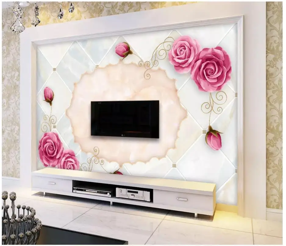Custom photo wallpaper 3d wall murals wallpaper for walls 3 d European marble art rose flower mural TV background wall decor
Custom photo wallpaper 3d wall murals wallpaper for walls 3 d European marble art rose flower mural TV background wall decor